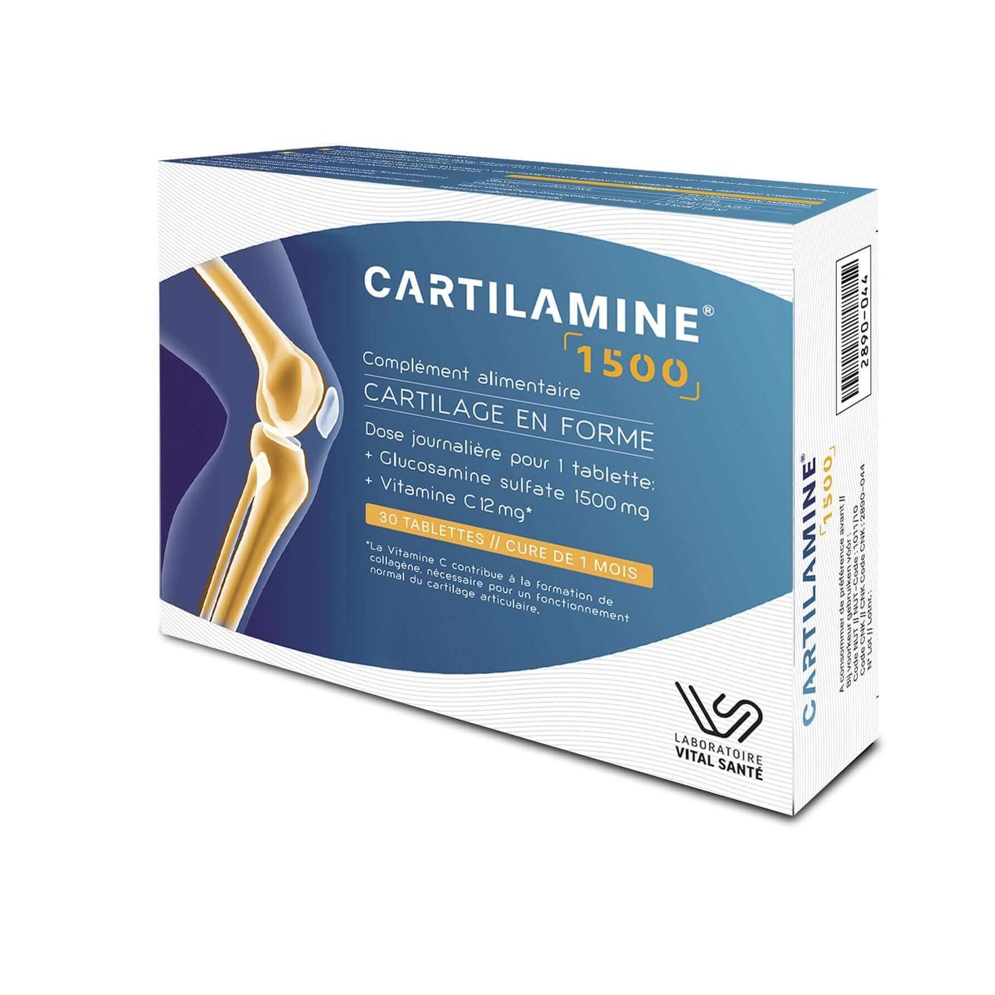 Cartilamine 1500 – traitement 30 jours contre les douleurs articulaires