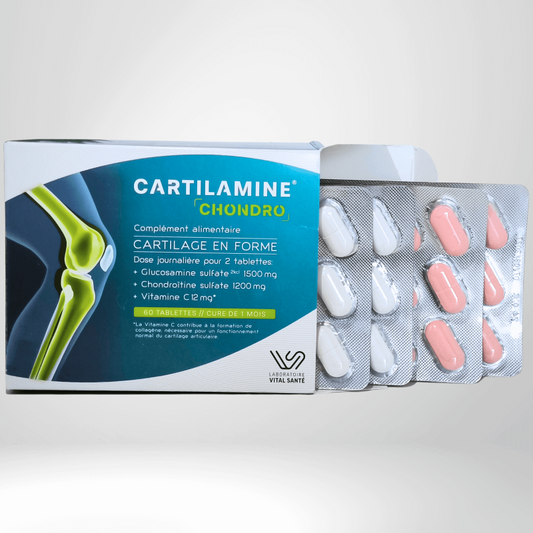Comprimés Cartilamine Chondro – glucosamine et chondroïtine pour les articulations
