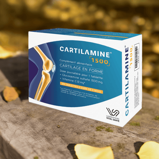 complément Cartilamine 1500 – soutien des articulations avec la glucosamine