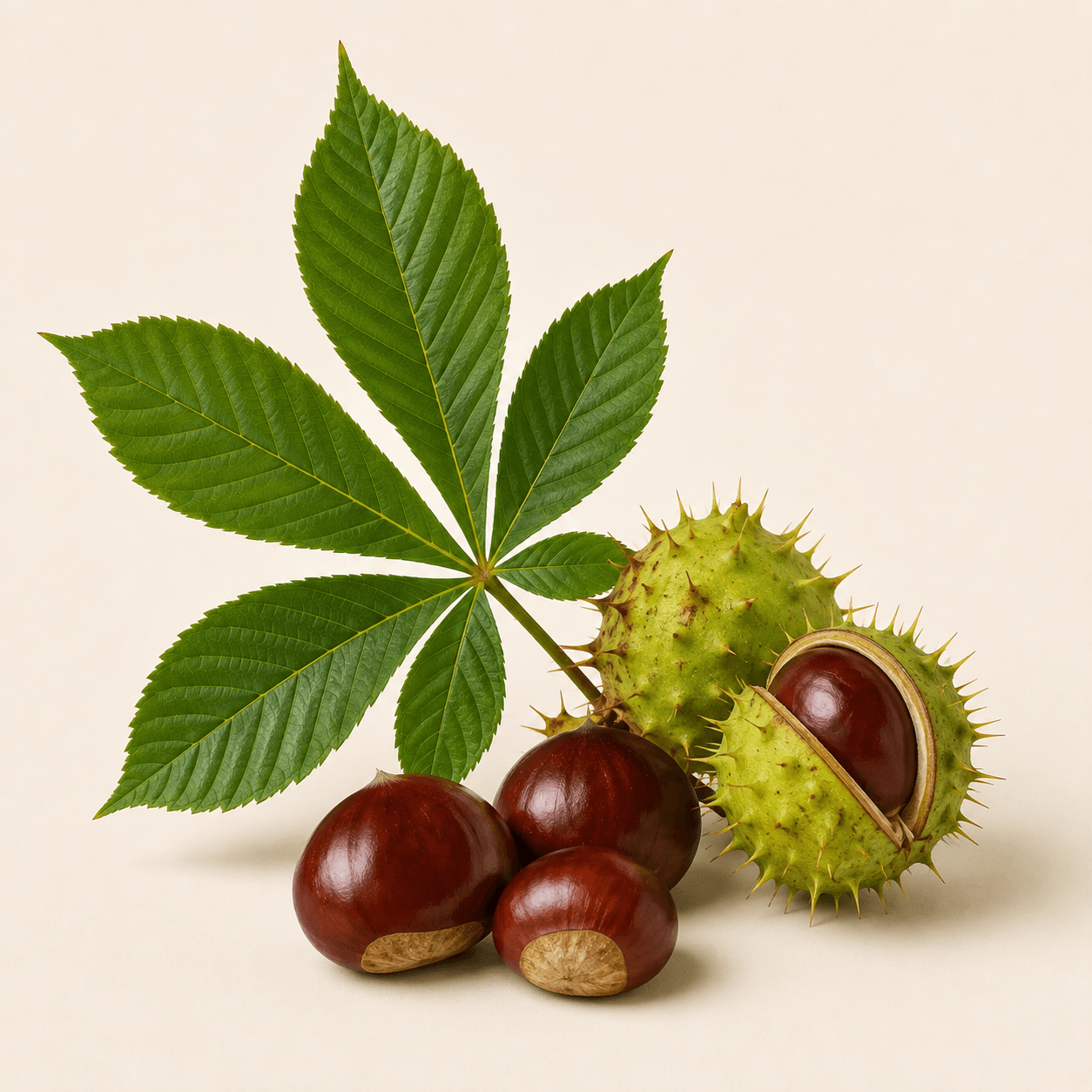 Marron d’Inde Aesculus hippocastanum, plante de la formule Veinavital